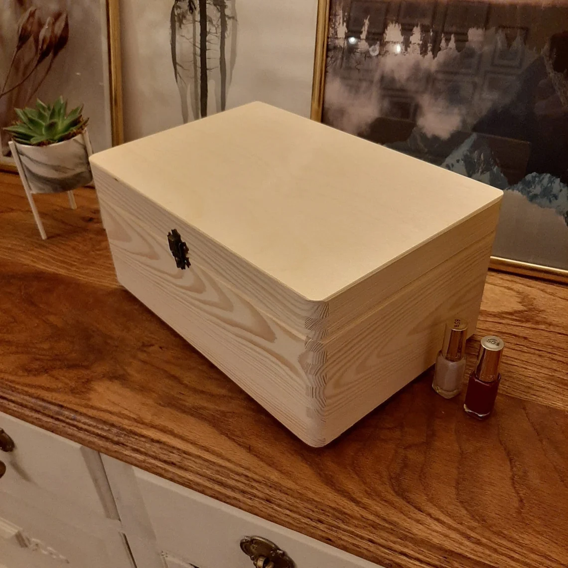 Wooden Unpainted Box