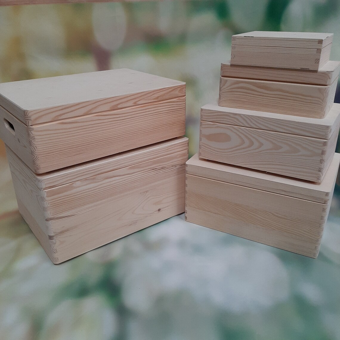 Arts and Crafts Wooden Boxes With Imperfections