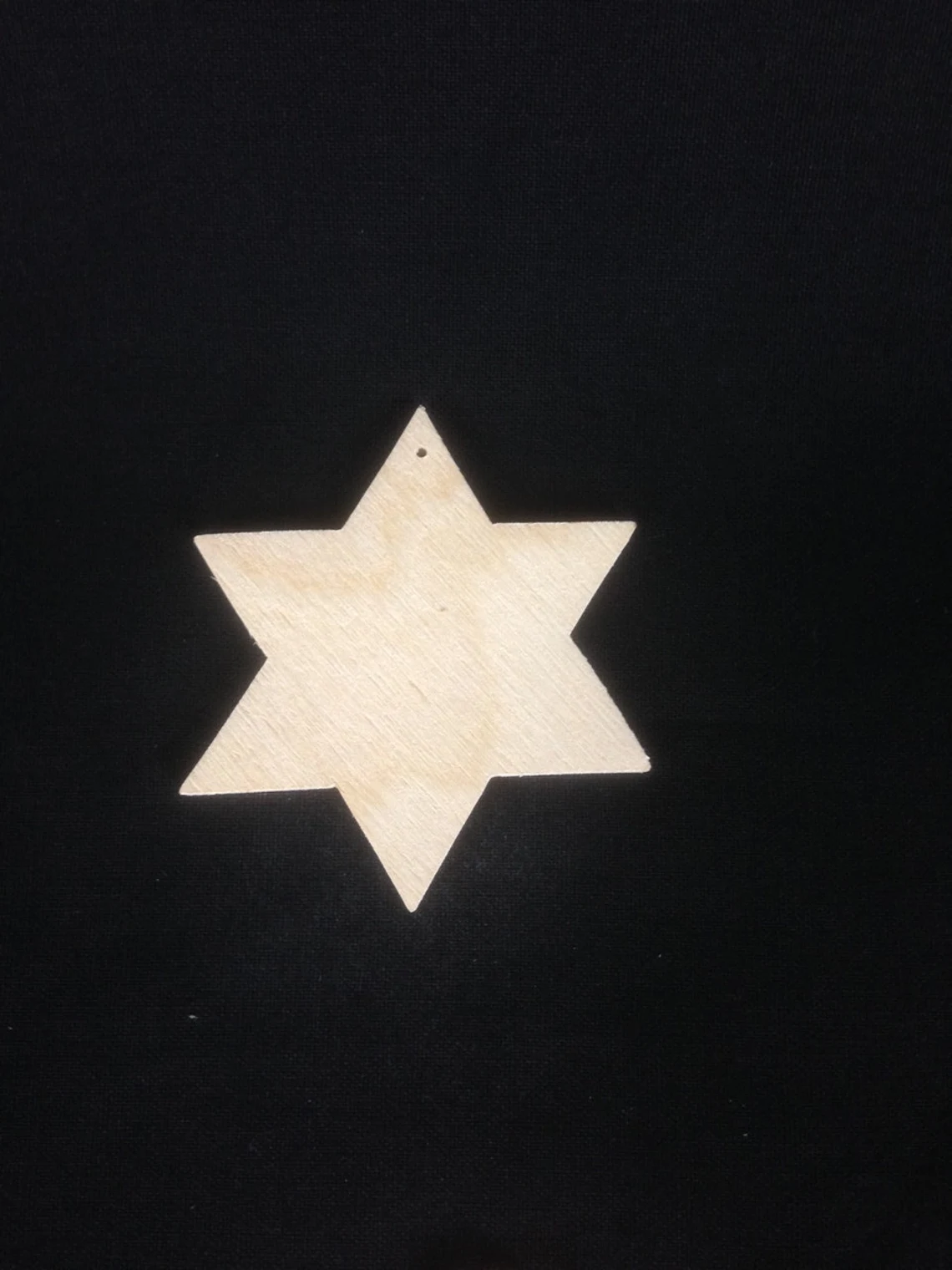Blank Wooden Christmas Shape Tags - Star