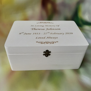 Personalised In Loving Memorial Box Memory Box