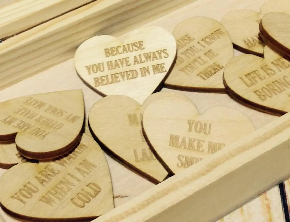 Personalised Reasons Why Wooden Box