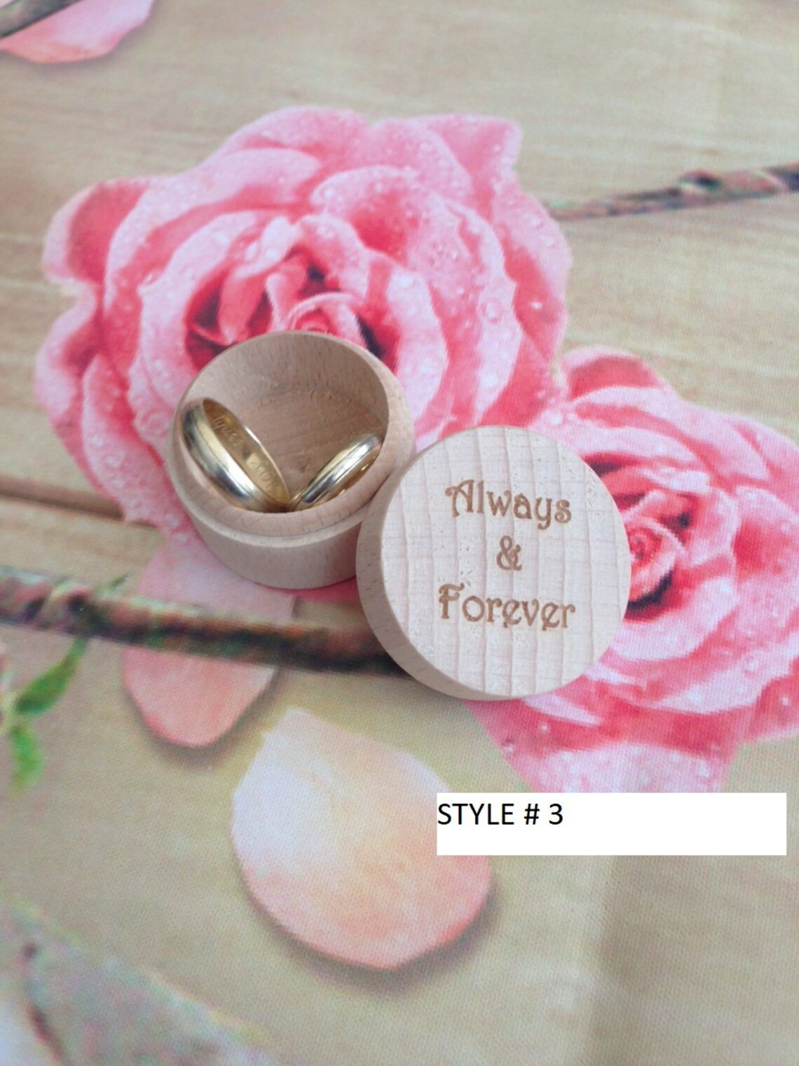 Personalised Small Wooden Wedding