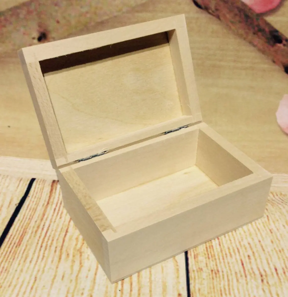 Personalised Wooden Small Box - Inside