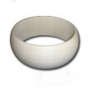 Plain Wooden Bangles For Jewellery Making- H3cm Q8cm