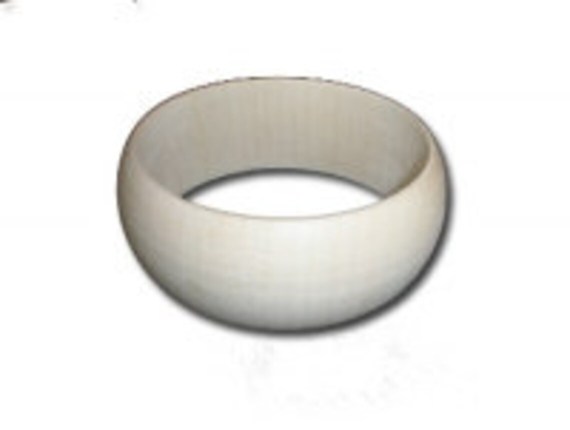 Plain Wooden Bangles For Jewellery Making- H3cm Q8cm
